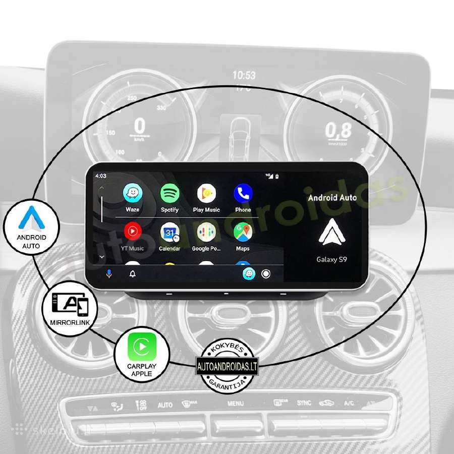 Mercedes C W205 Glc X253 Android multimedia WiFi - nuotraukos Nr. 9