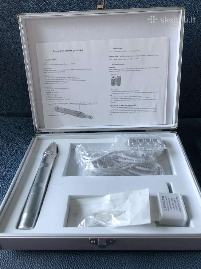 Dermapen aparatas veido procedūroms