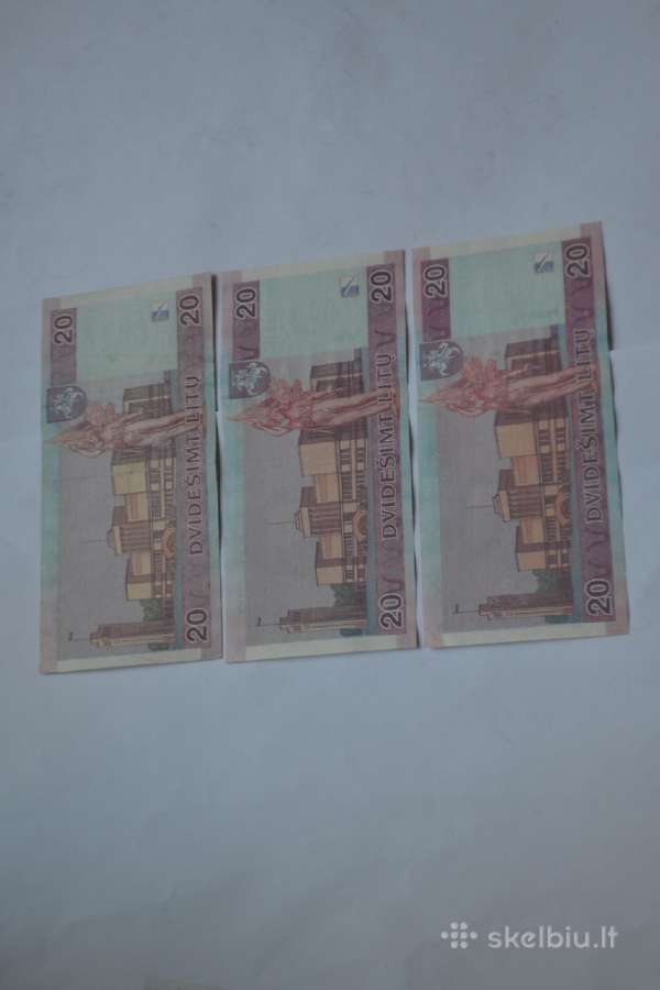 2007 m.20 litu puikus banknotai - nuotraukos Nr. 2