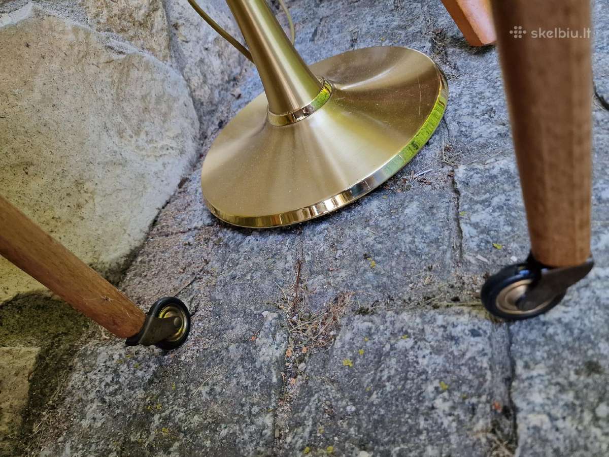 Vintažinė mid century tikmedžio komodėlė-siūlinė - nuotraukos Nr. 22