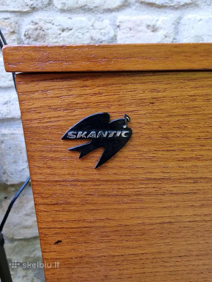Vintažinis mid century lempinė radijo konsolė - nuotraukos Nr. 8