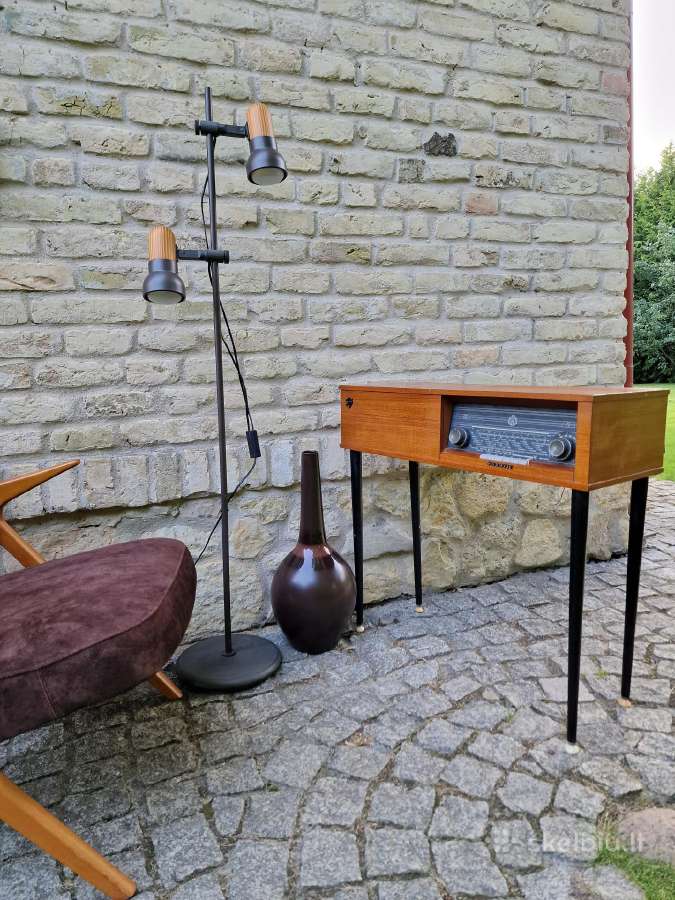 Vintažinis mid century lempinė radijo konsolė - nuotraukos Nr. 22