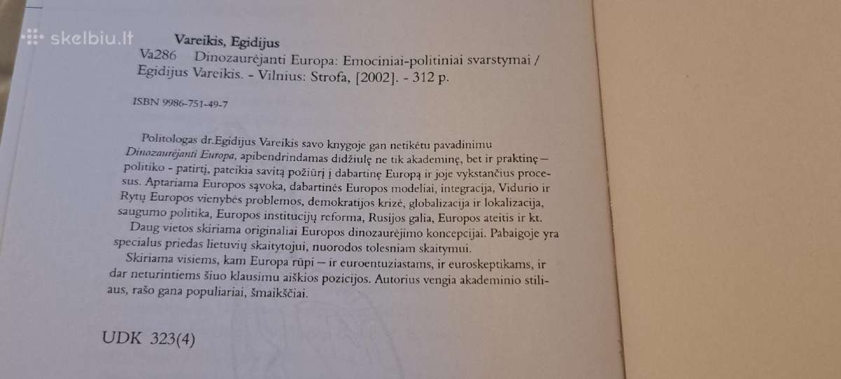 Dinozaurėjanti Europa - nuotraukos Nr. 4