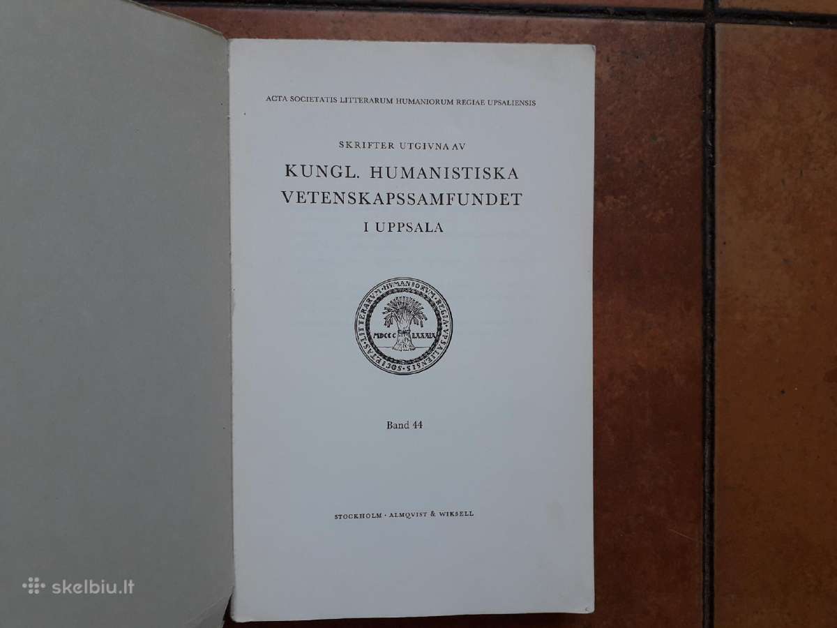 J. Svennung "Jordanes und Scandia" - nuotraukos Nr. 3