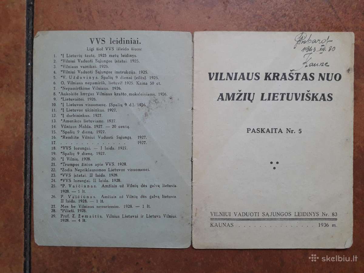 Viniaus kraštas nuo amžių lietuviškas 1936 m. - nuotraukos Nr. 2