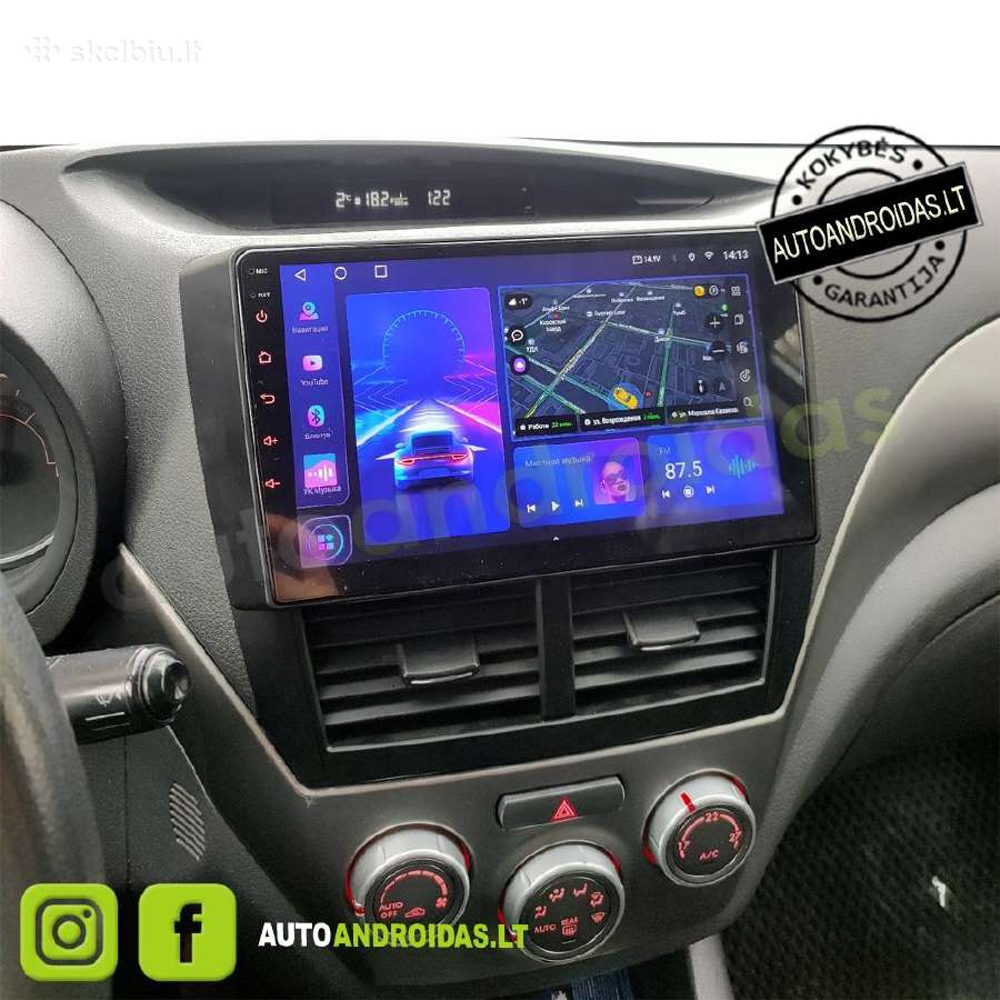 Subaru Forester Impreza 2007-13 Android multimedia