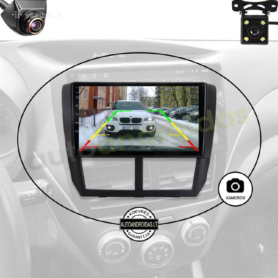 Subaru Forester Impreza 2007-13 Android multimedia - nuotraukos Nr. 7