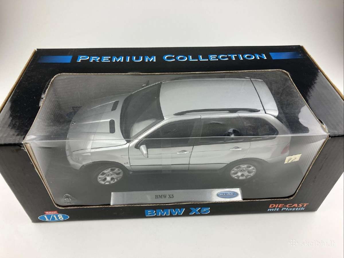 Bmw X5 E53 1:18 modeliukas atsidaro dalys didelis