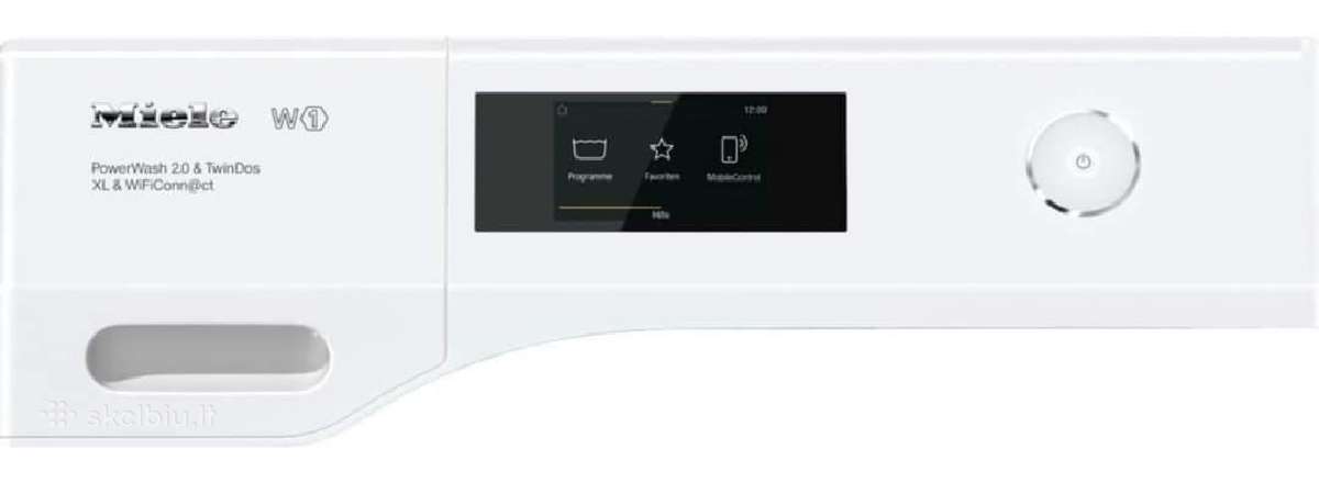 Miele W1 Powerwash 2.0 &Twindos XL 9kg A - nuotraukos Nr. 19