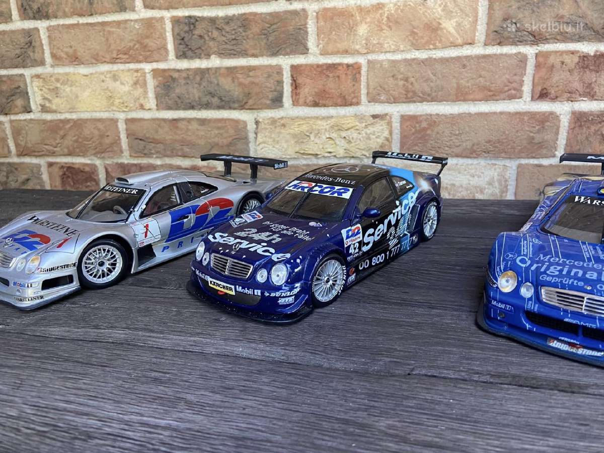 Mercedes benz Clk ir E klases modeliai 1/18 - nuotraukos Nr. 8