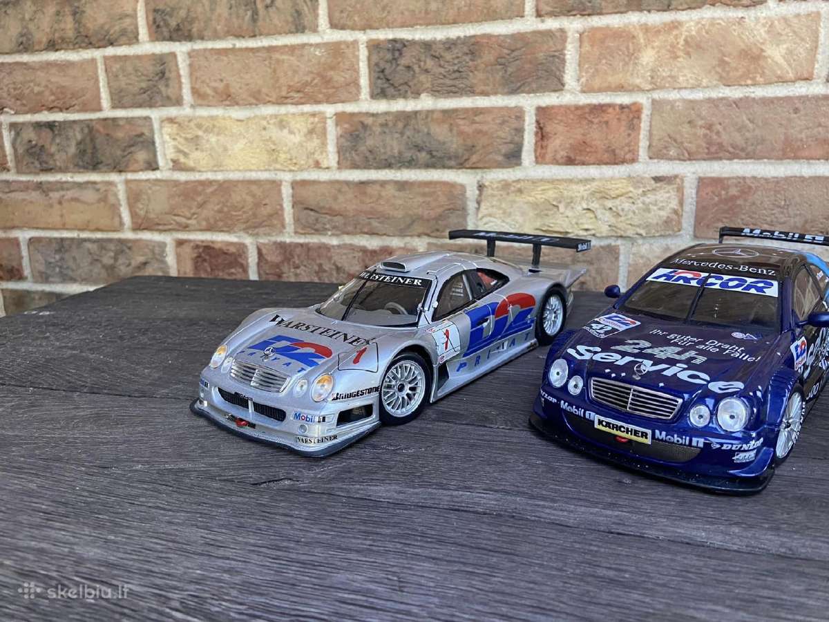 Mercedes benz Clk ir E klases modeliai 1/18 - nuotraukos Nr. 9