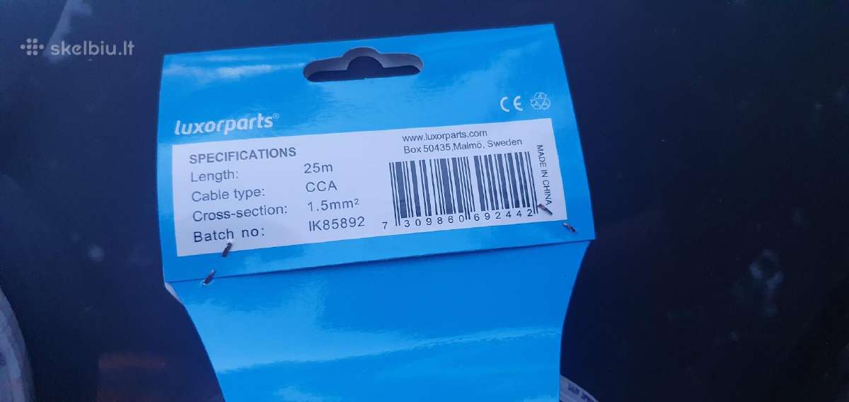 Kabelis Laidas Speaker cable - nuotraukos Nr. 3