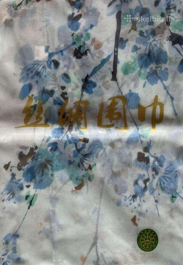 Lengvas spalvotas šalikėlis, dydis 50x160 cm - nuotraukos Nr. 3