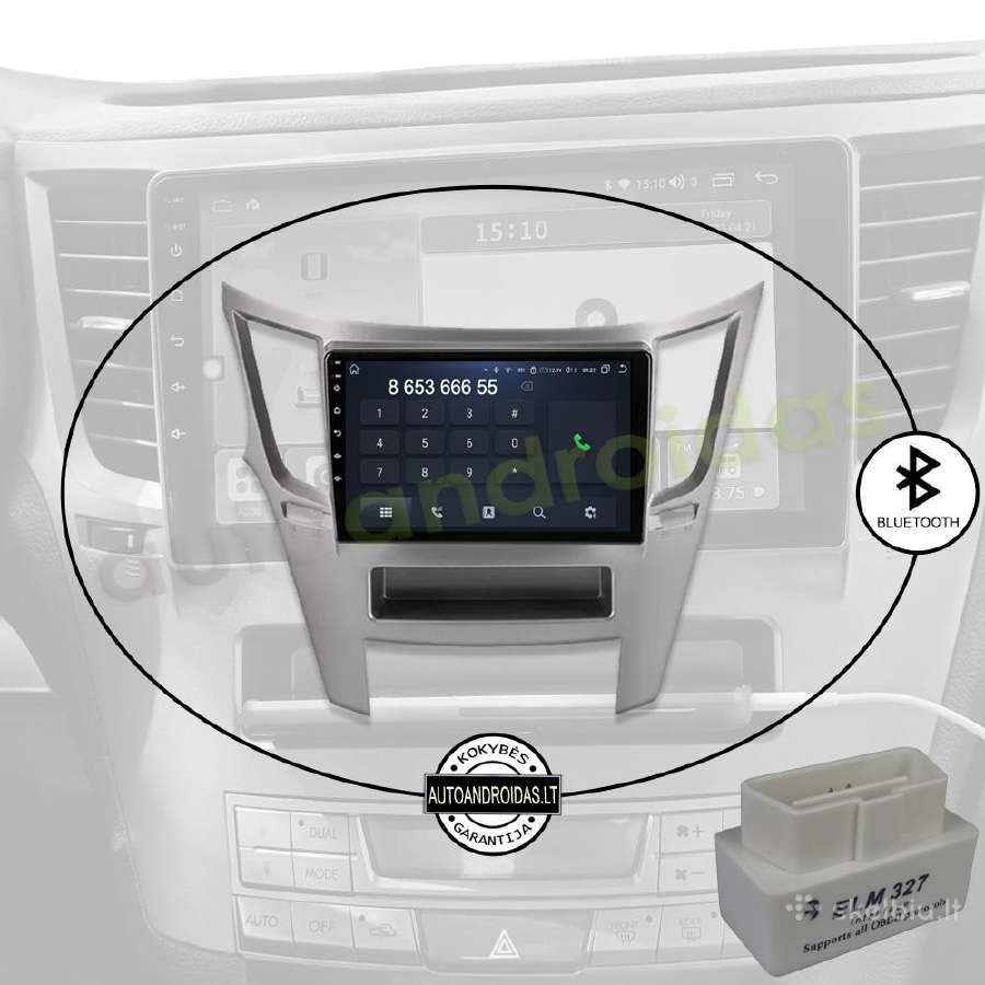 Subaru Outback 4 Legacy Impreza Android multimedia - nuotraukos Nr. 5