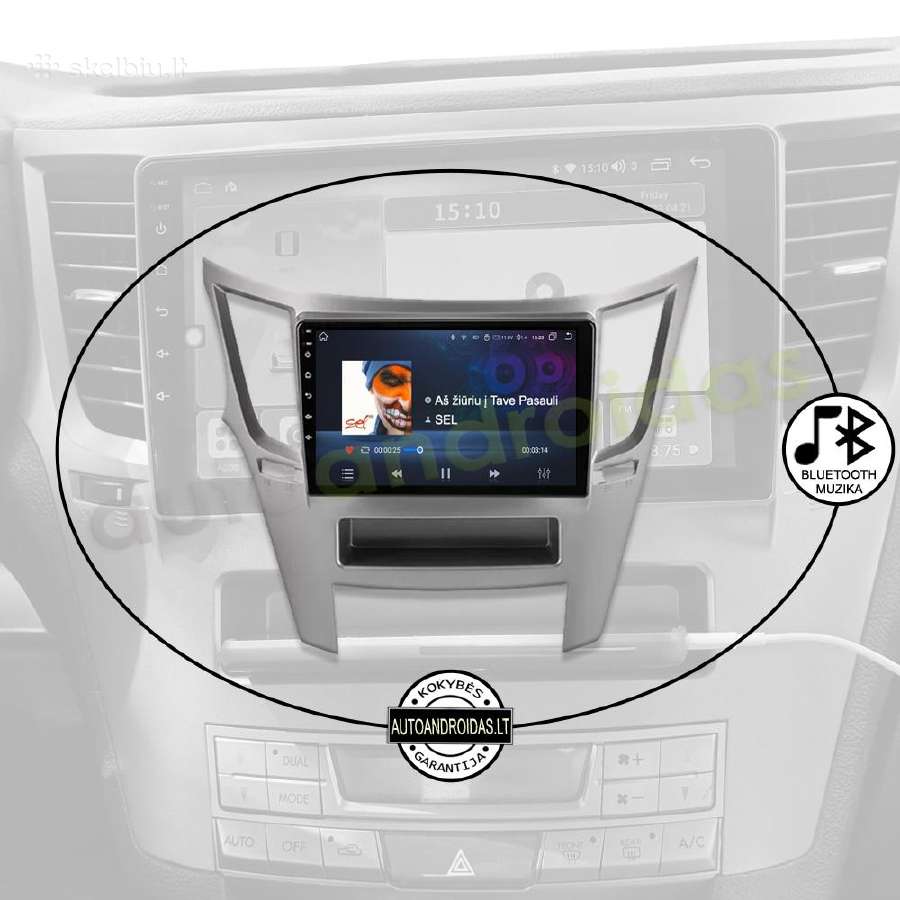 Subaru Outback 4 Legacy Impreza Android multimedia - nuotraukos Nr. 6