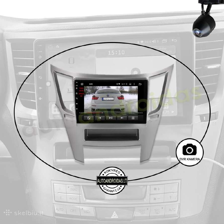 Subaru Outback 4 Legacy Impreza Android multimedia - nuotraukos Nr. 8