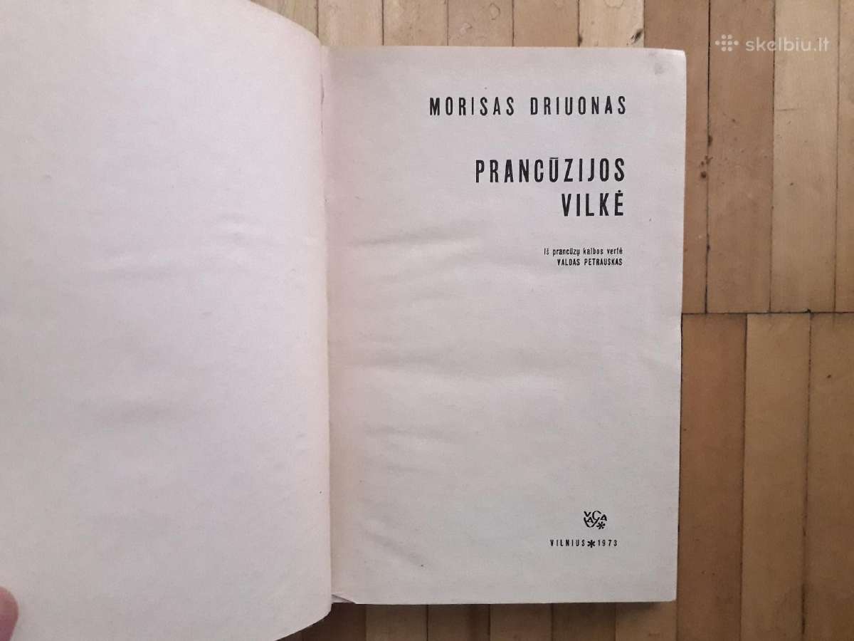 Morisas Driuonas "Prancūzijos vilkė" 1975 m. - nuotraukos Nr. 2
