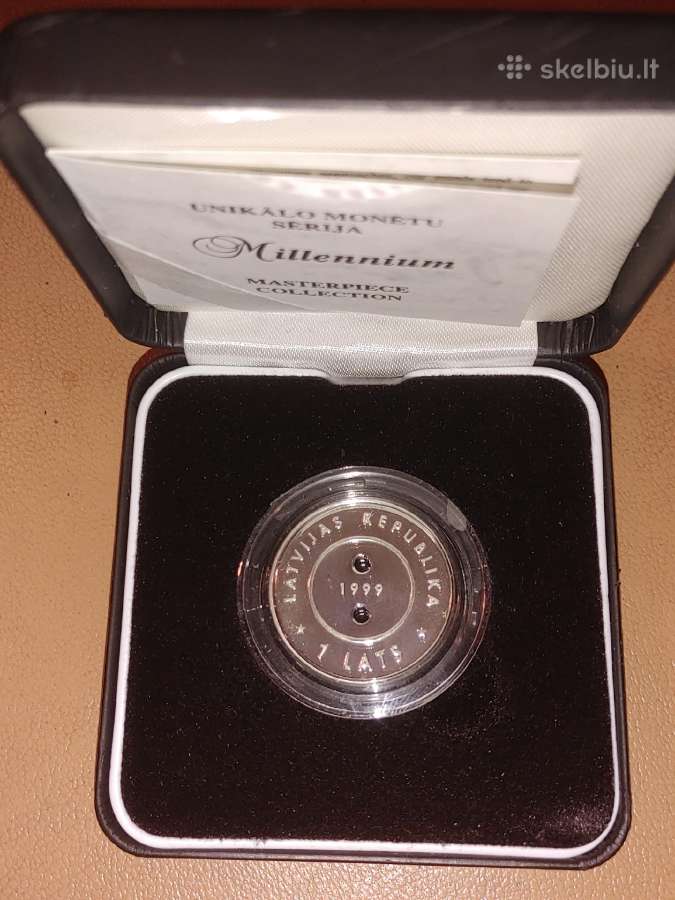 Latvija 1 Lats "Millennium" 1999 - 2000