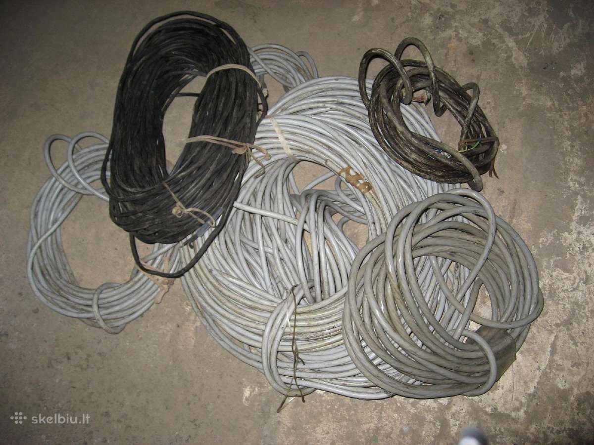 Minkstas varinis 4 gyslu kabelis gyslos diam 1,5mm