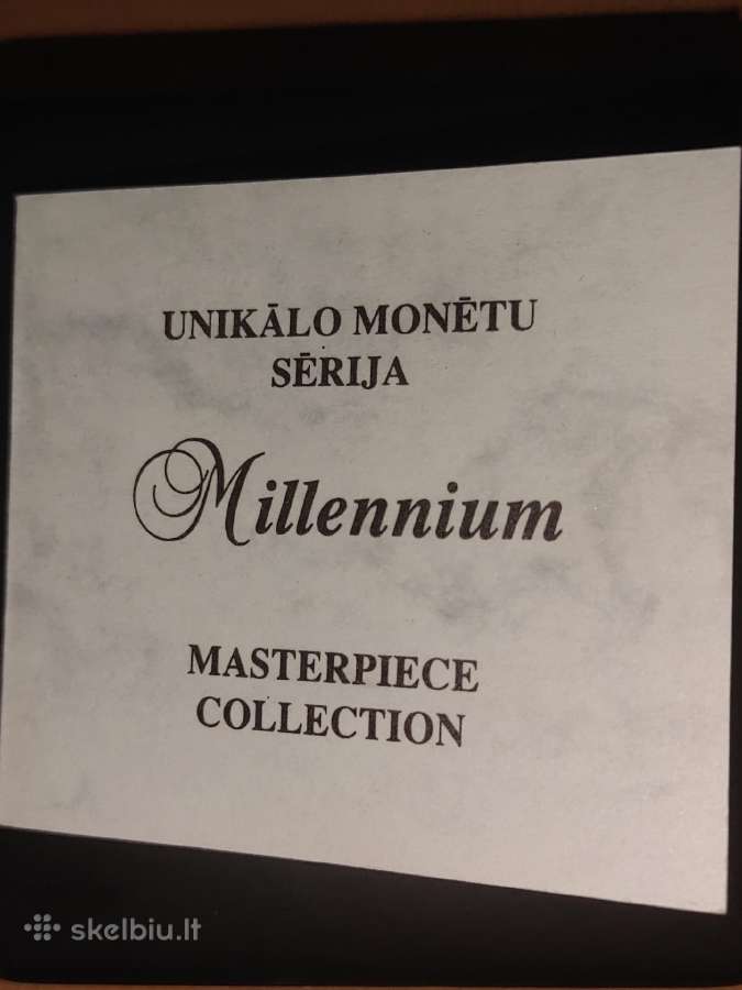 Latvija 1 Lats "Millennium" 1999 - 2000 - nuotraukos Nr. 3
