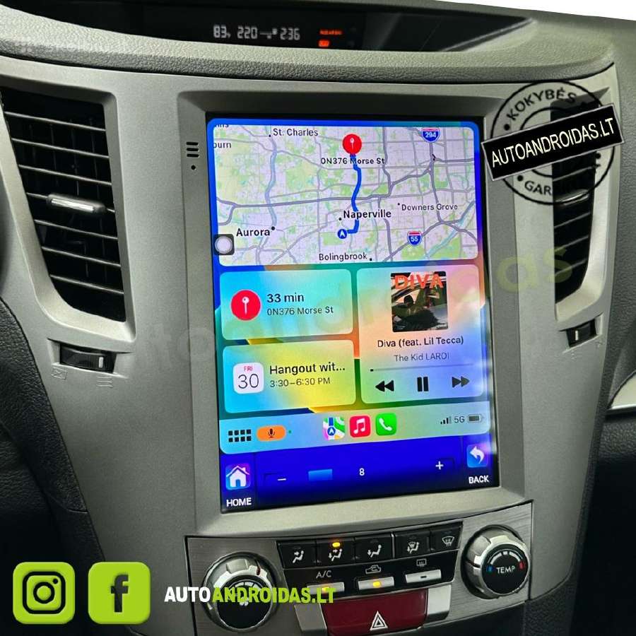 Subaru Outback Legacy Tesla Android multimedia