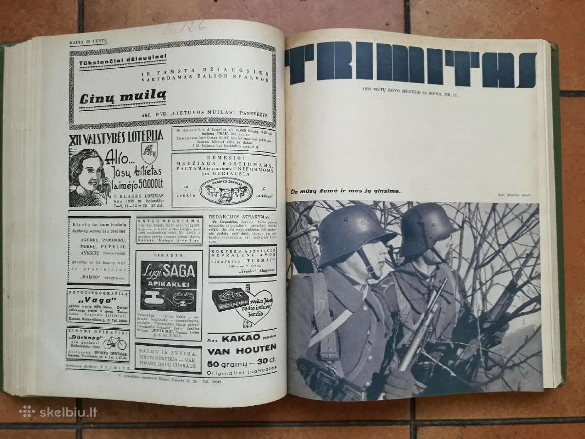 Lietuvos šaulių sąjungos žurnalai "Trimitas" 1938 - nuotraukos Nr. 18