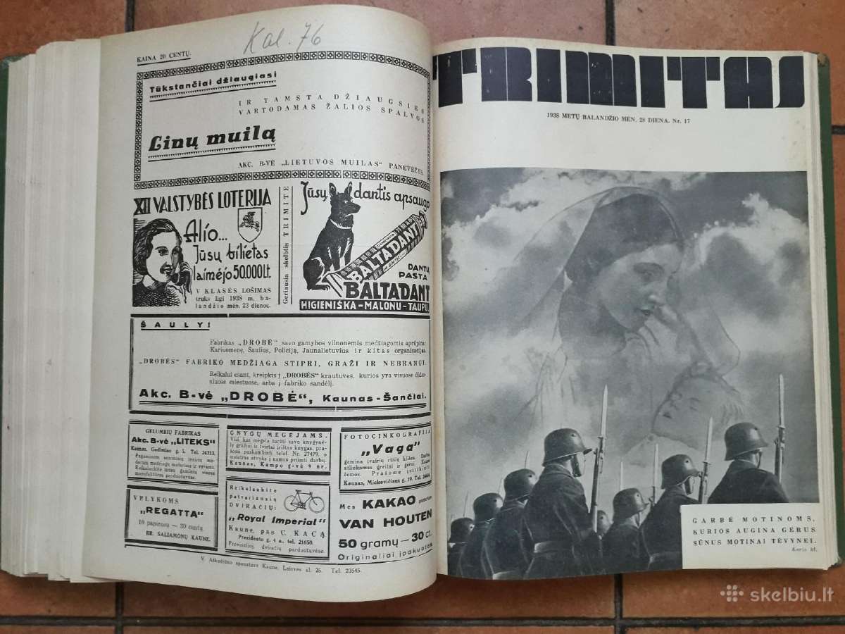 Lietuvos šaulių sąjungos žurnalai "Trimitas" 1938 - nuotraukos Nr. 19