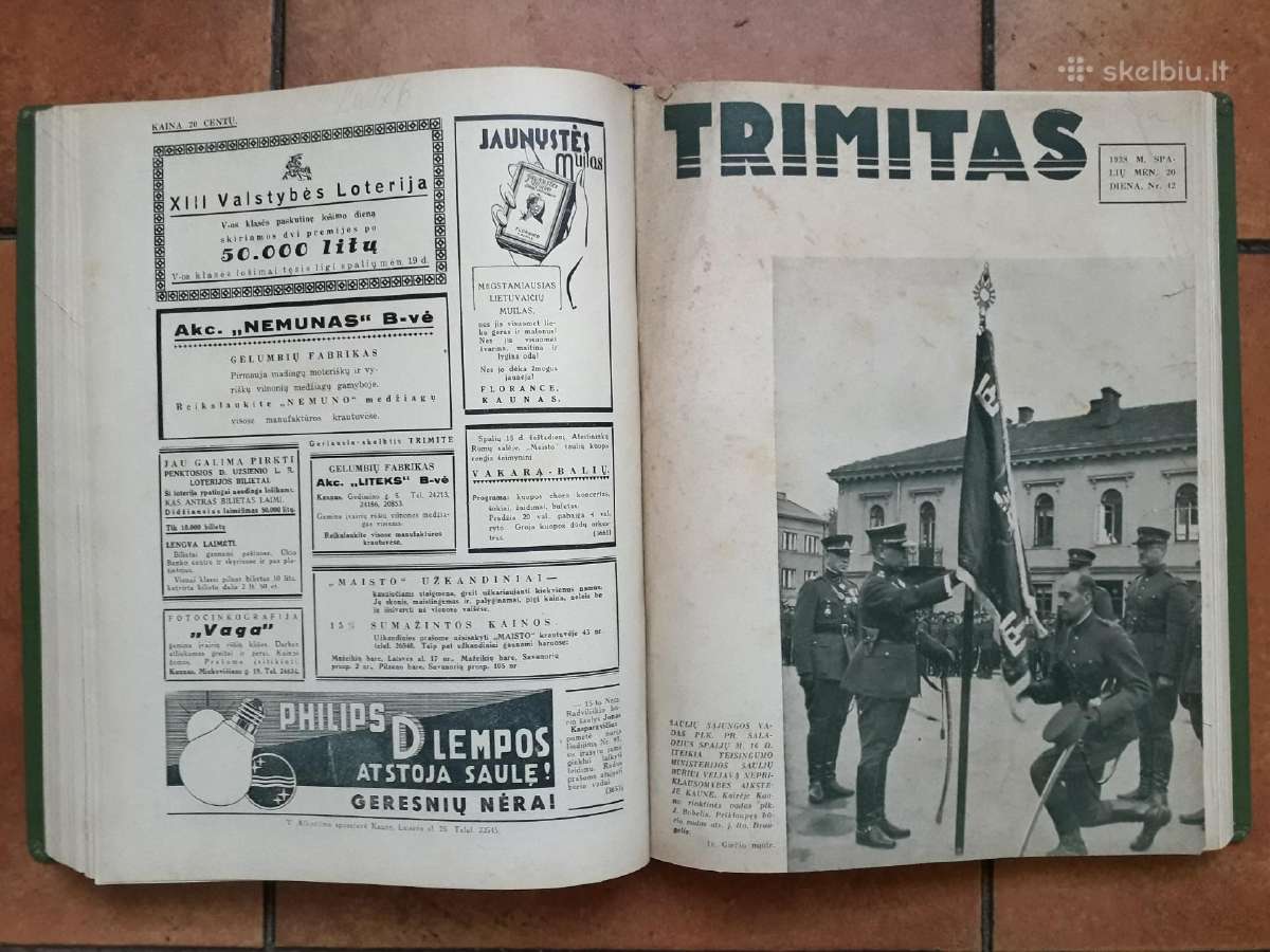 Lietuvos šaulių sąjungos žurnalai "Trimitas" 1938 - nuotraukos Nr. 31