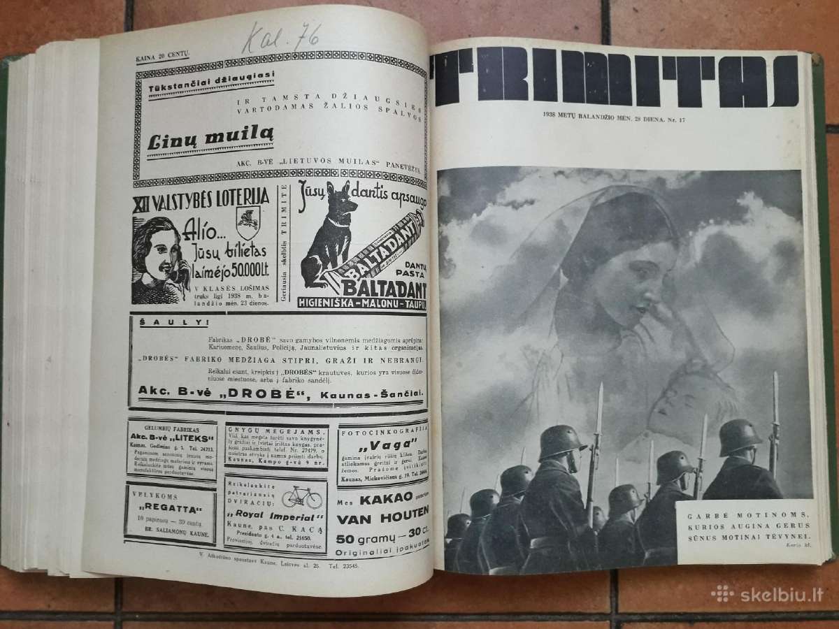Lietuvos šaulių sąjungos žurnalai "Trimitas" 1938 - nuotraukos Nr. 15