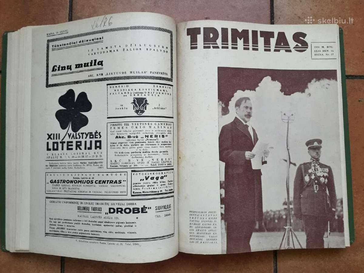 Lietuvos šaulių sąjungos žurnalai "Trimitas" 1938 - nuotraukos Nr. 26