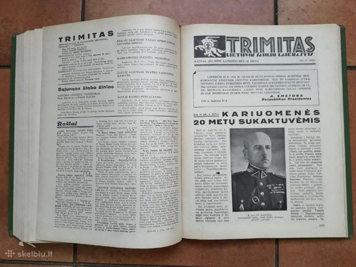 Lietuvos šaulių sąjungos žurnalai "Trimitas" 1938 - nuotraukos Nr. 34