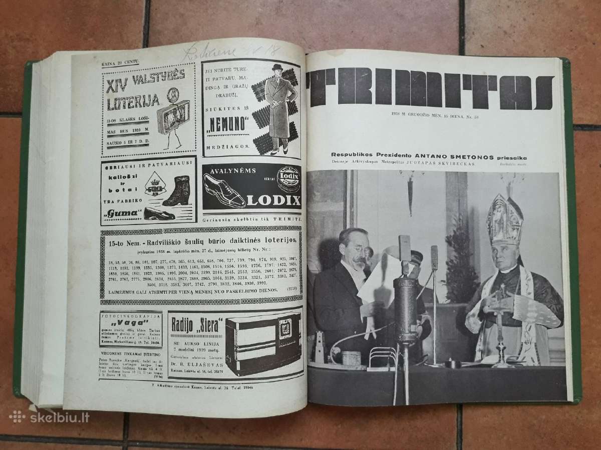Lietuvos šaulių sąjungos žurnalai "Trimitas" 1938 - nuotraukos Nr. 37