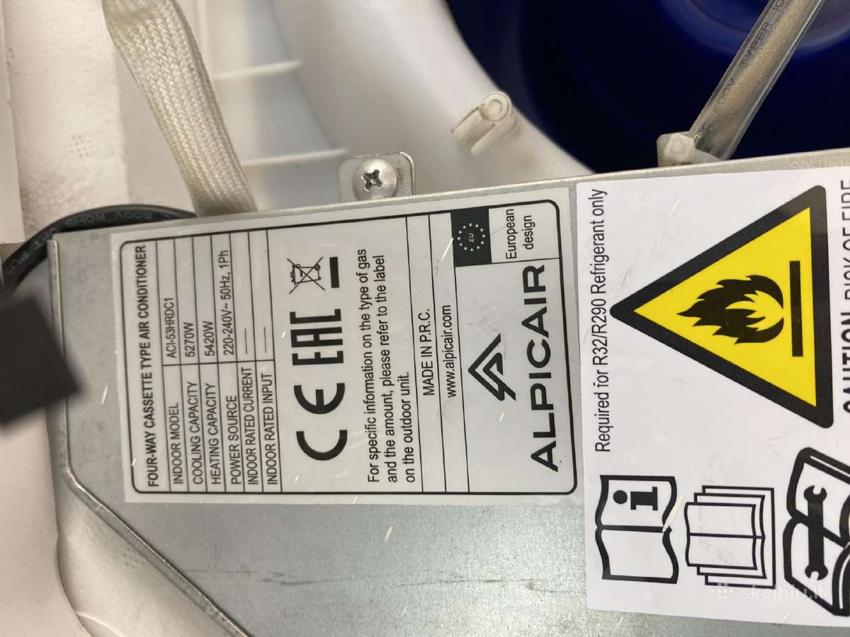 Parduodu kasetini kondicionieri 5kw Alpic Air