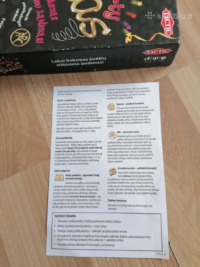 Alias stalo žaidimai 0 - nuotraukos Nr. 16
