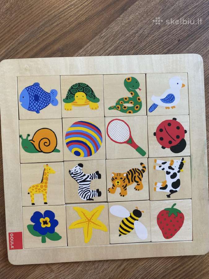 Mediniai lavinamieji žaislai ir puzzle - nuotraukos Nr. 25