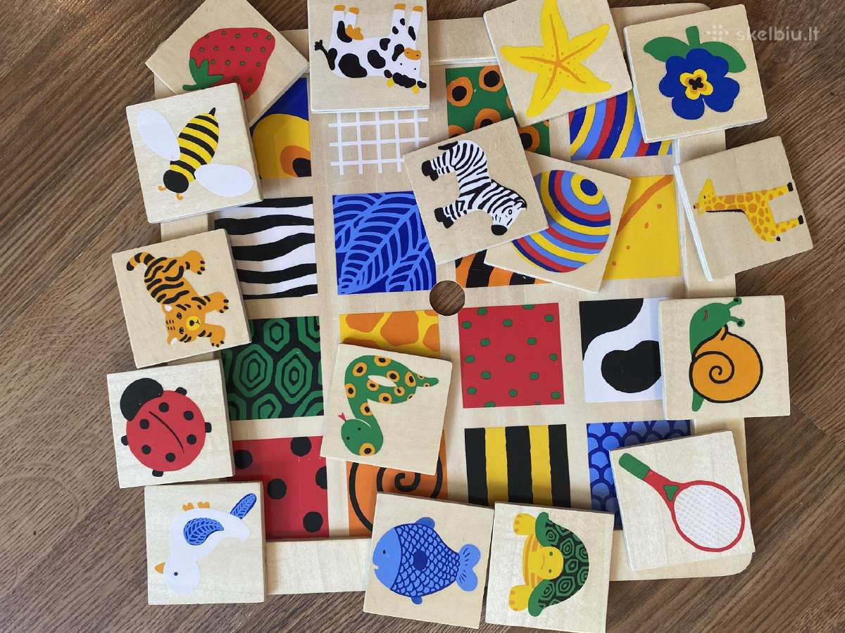 Mediniai lavinamieji žaislai ir puzzle - nuotraukos Nr. 24