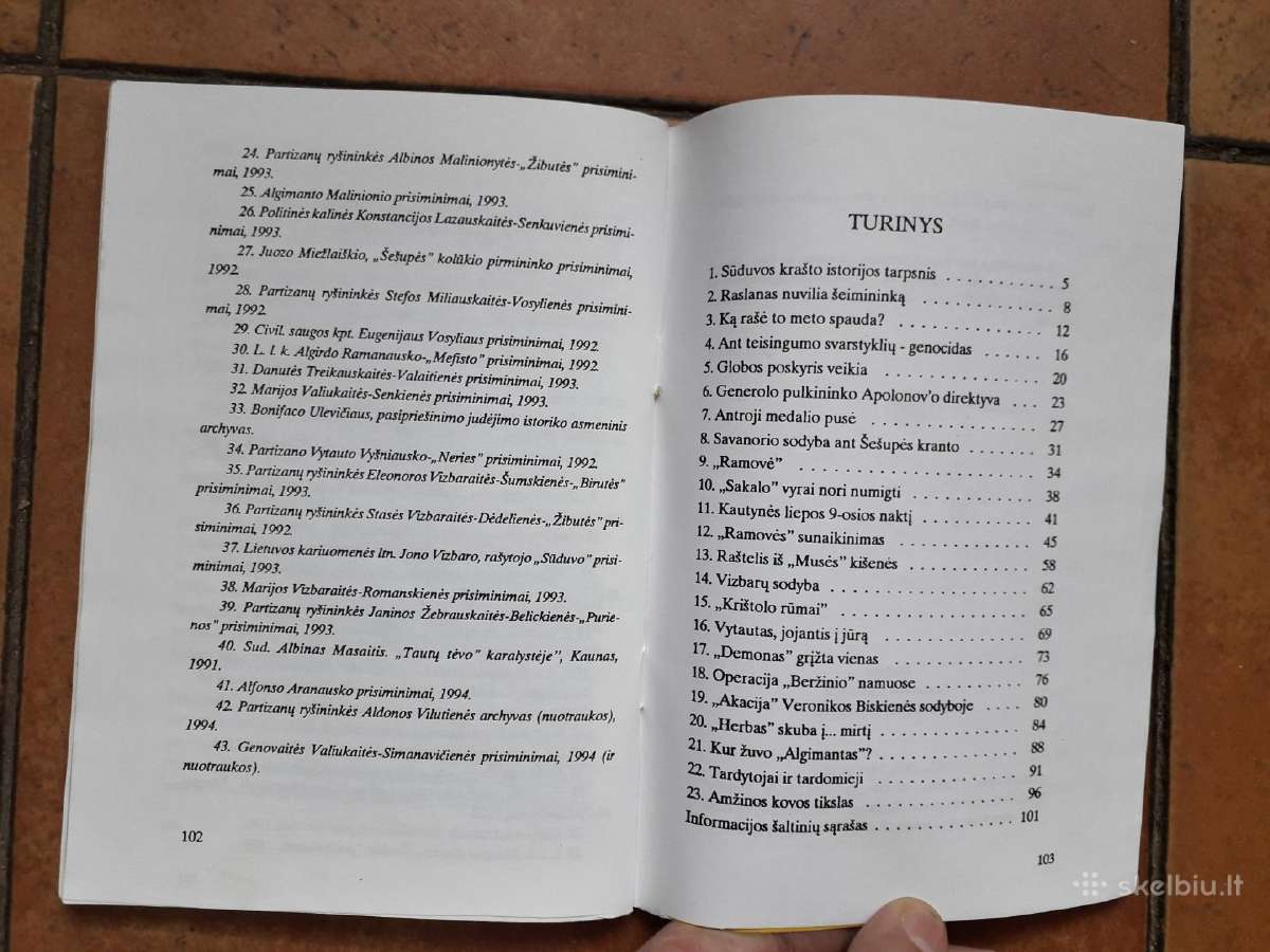 Tauro apygardos partizanų ryšininko knygos - nuotraukos Nr. 6