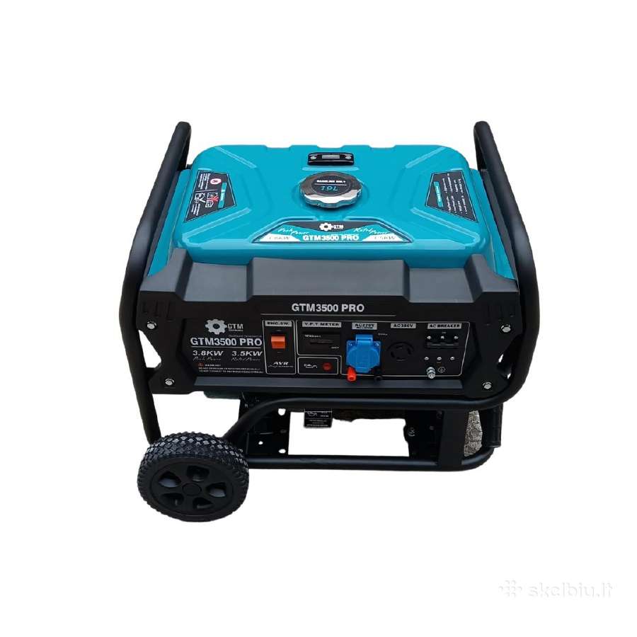 Benzininis generatorius Gtm3500pro 3.8 kw trifazis - nuotraukos Nr. 5