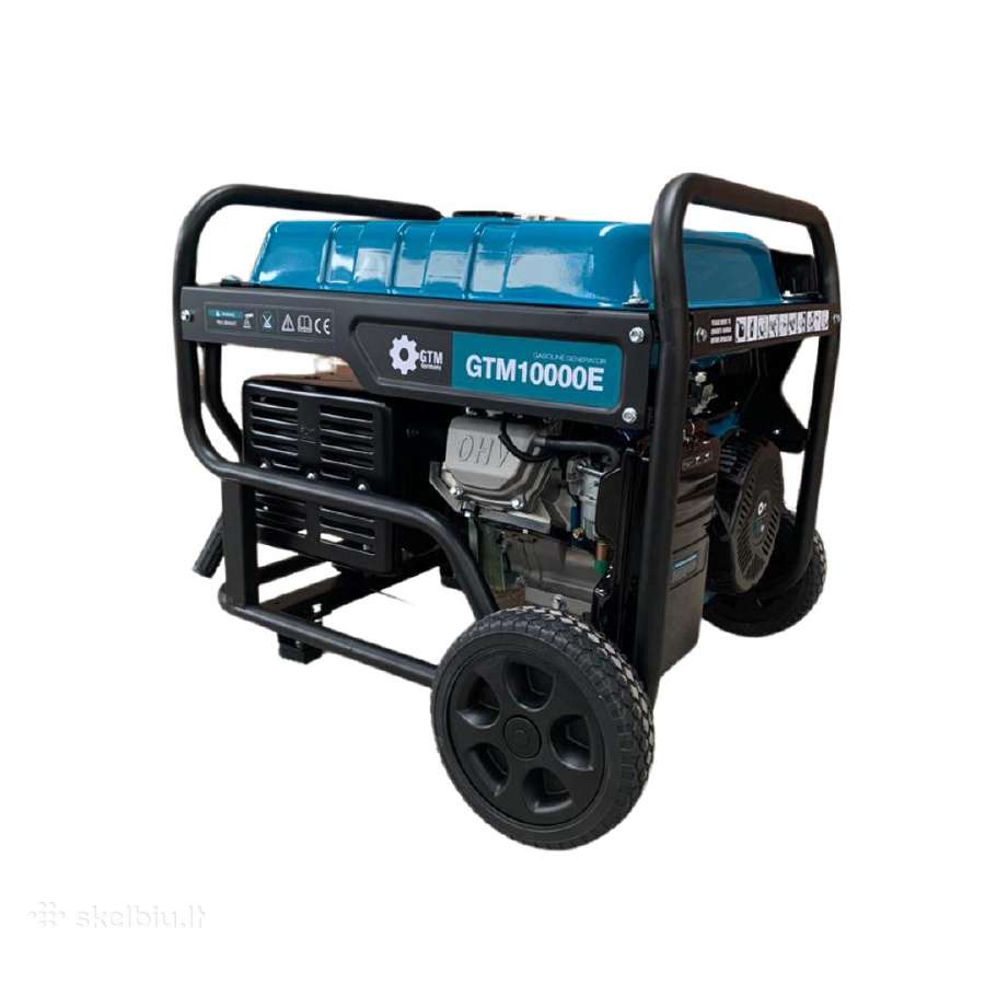 Benzininis generatorius 9.5 kw vienfazis! Gtm10000 - nuotraukos Nr. 3