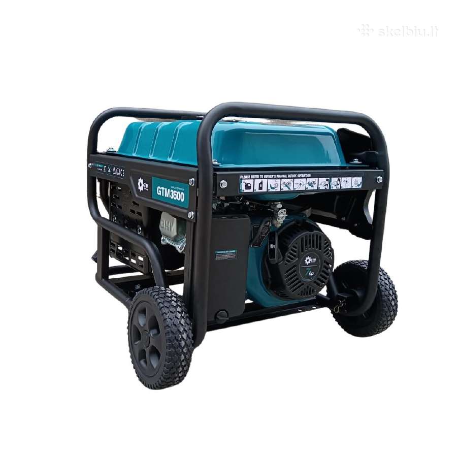 Benzininis generatorius Gtm 3500 3.8 kw Vienfazis - nuotraukos Nr. 6