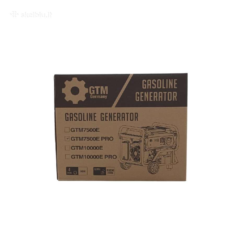 Benzininis generatorius Gtm Mt7500 Pro 7.5kw - nuotraukos Nr. 8