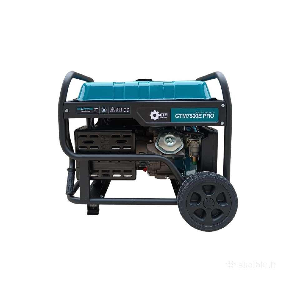 Benzininis generatorius Gtm Mt7500 Pro 7.5kw - nuotraukos Nr. 5