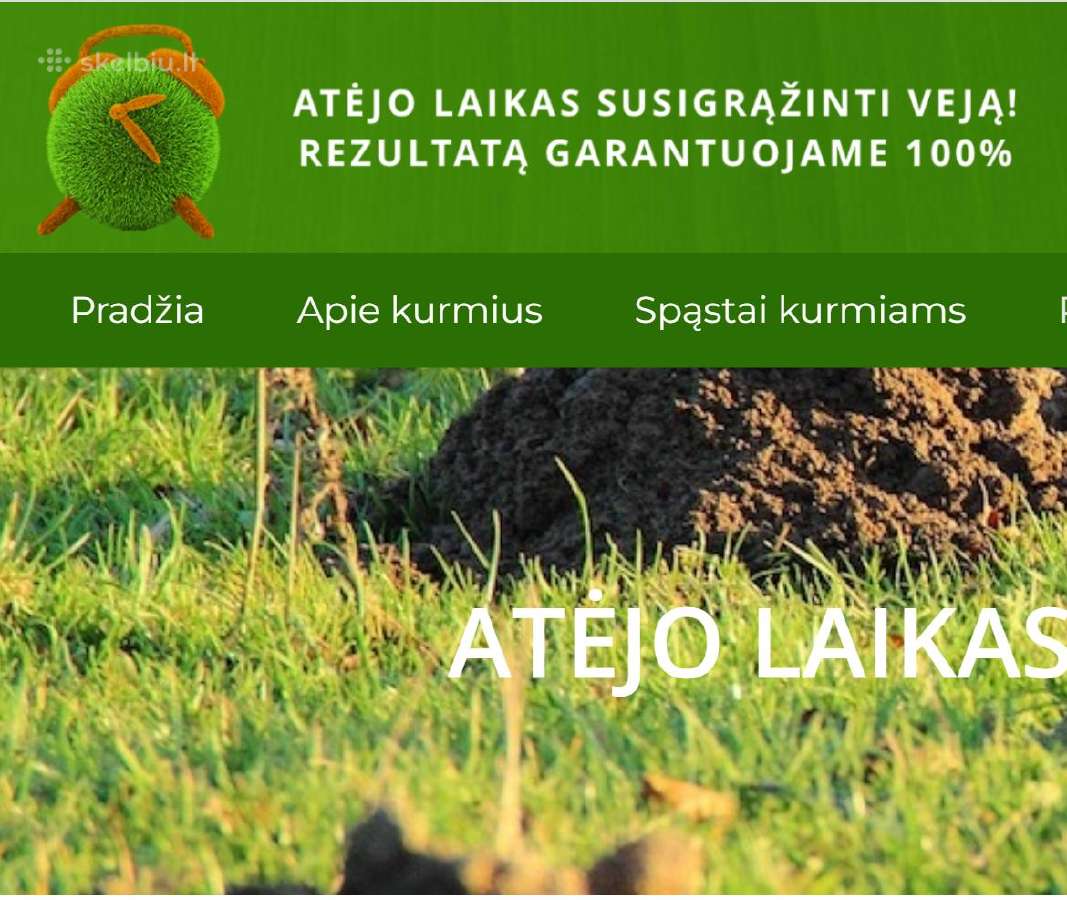Kurmių gaudymas naikinimas Vilnius