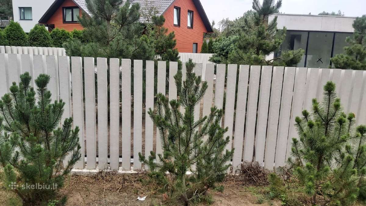 Tvoros stulpas betono šukinė tvora - nuotraukos Nr. 6