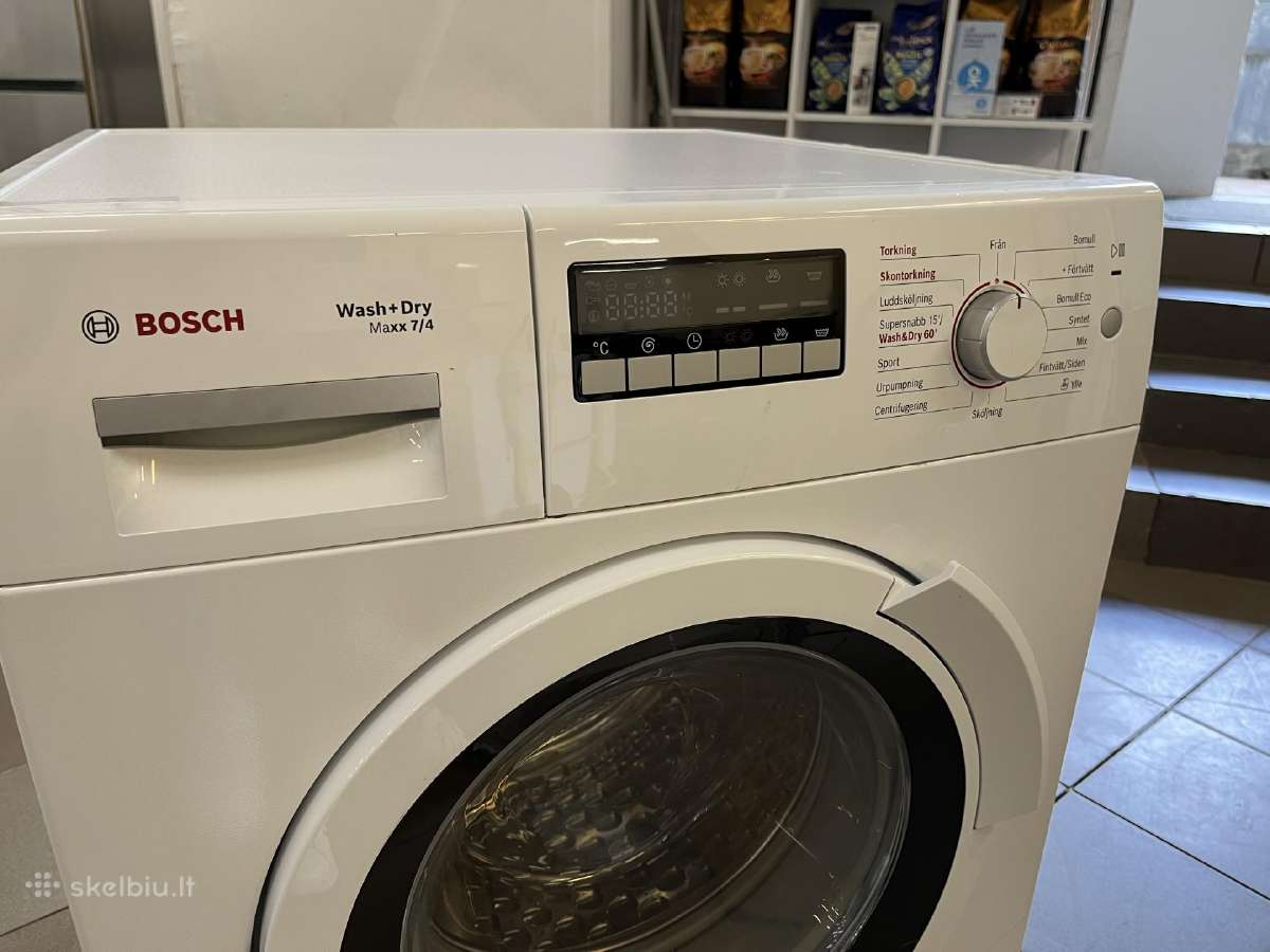Bosch skalbimo mašina su džiovykle - nuotraukos Nr. 3