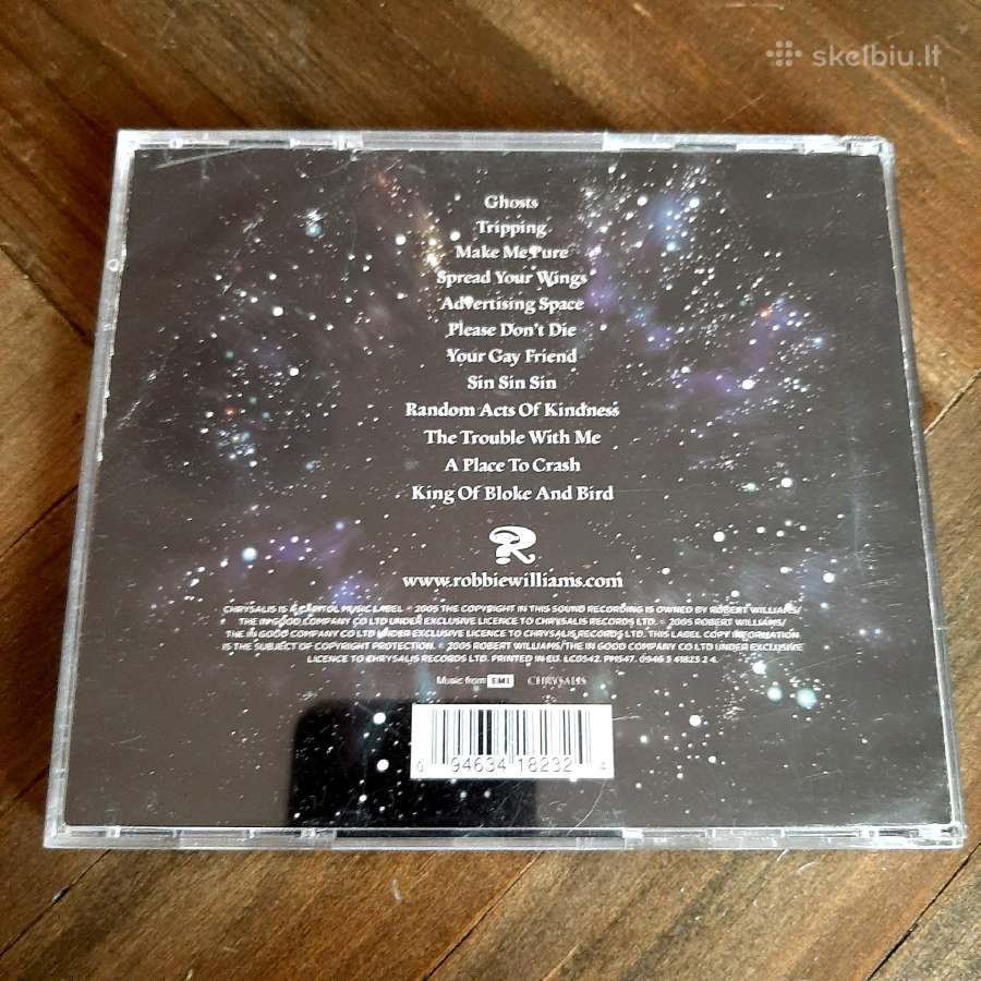 Robbie Williams albumai ir singlai CD - nuotraukos Nr. 6