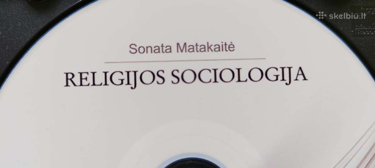 Sonata Matakaitė Religijos sociologija CD - nuotraukos Nr. 3