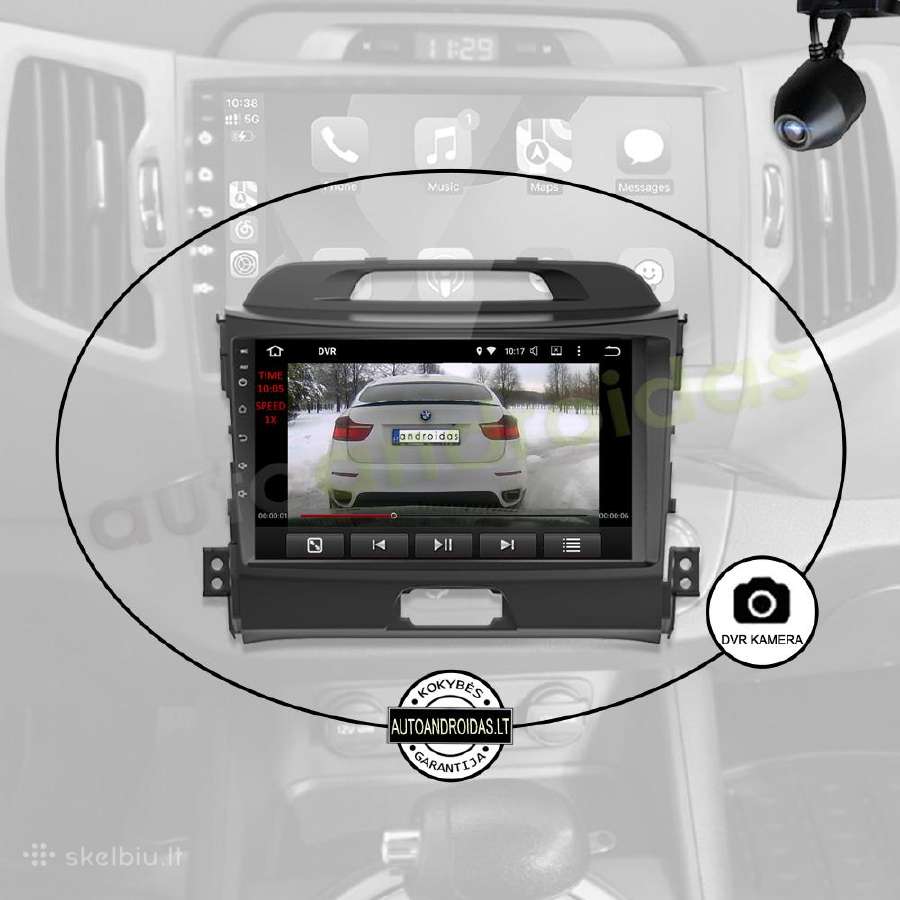 Kia Sportage 2010-16 Android multimedia GPS/WiFi - nuotraukos Nr. 8