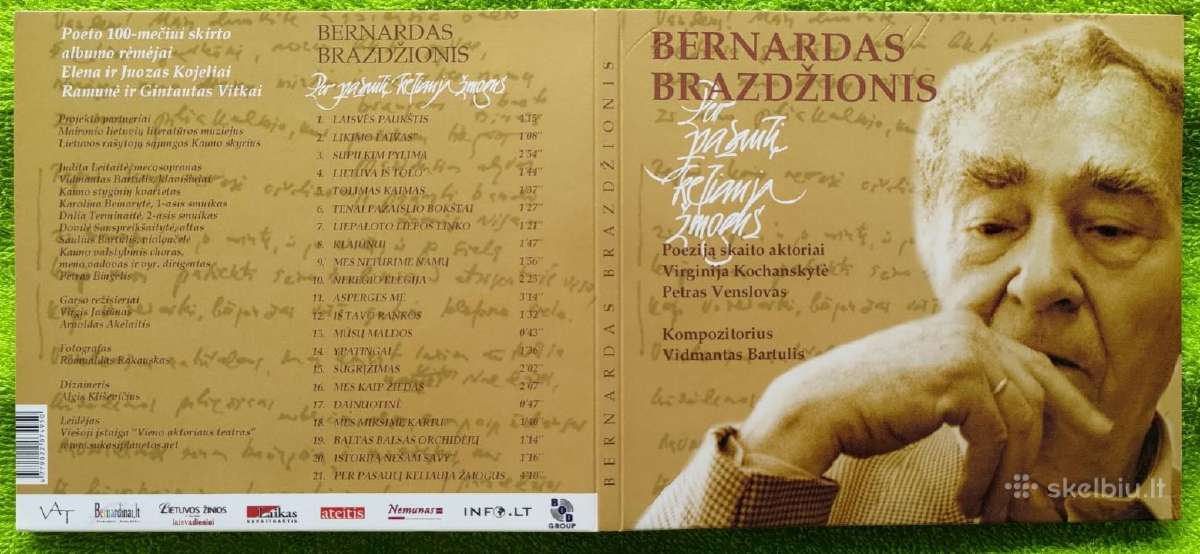 Bernardas Brazdžionis per pasaulį keliauja žmogus