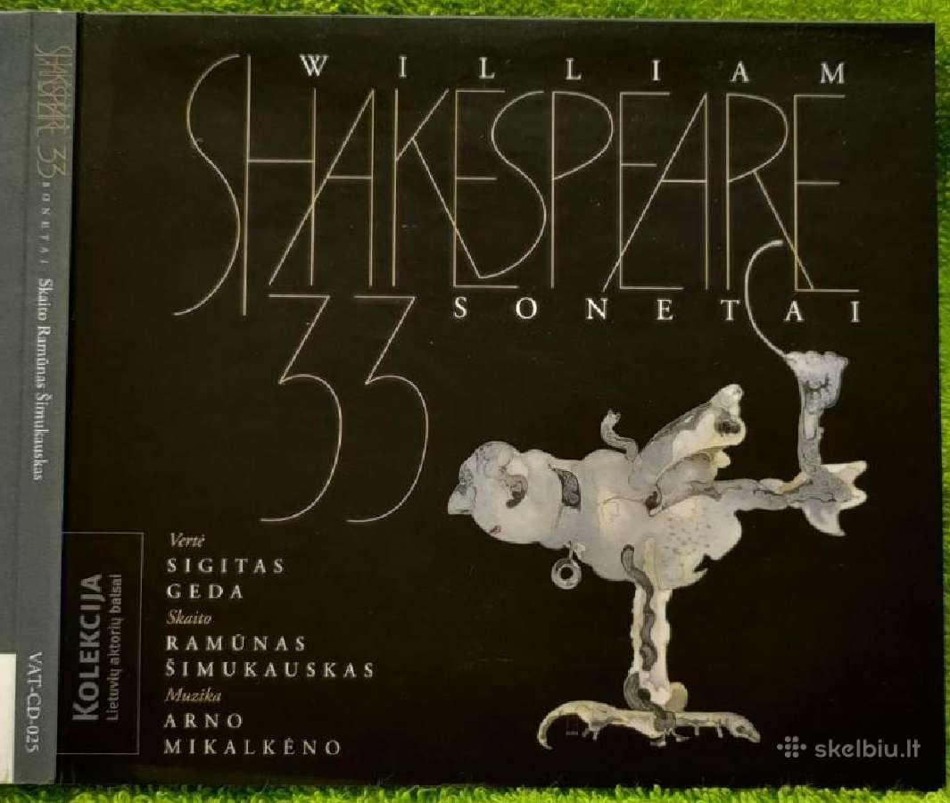 *Viljamas Šekspyras 33 sonetai / CD - nuotraukos Nr. 3
